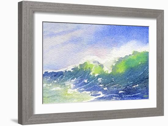 Curl-null-Framed Giclee Print