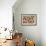 Curled Fox Polka Mint-Sharon Turner-Framed Art Print displayed on a wall