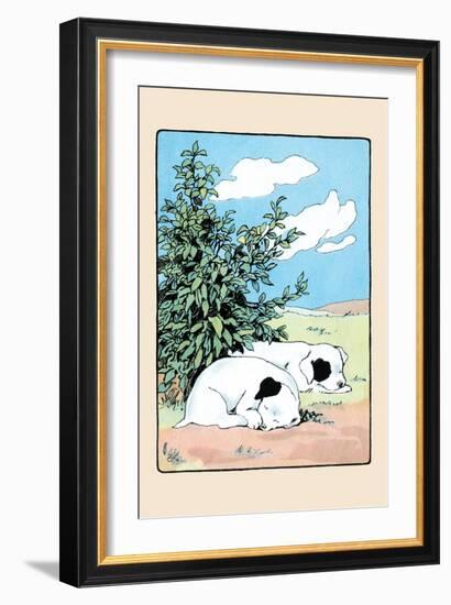 Curled Up Tight-Julia Dyar Hardy-Framed Art Print