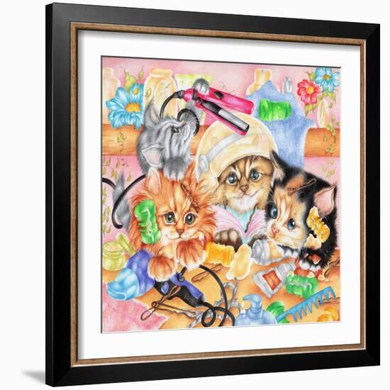 Curlers-Karen Middleton-Framed Giclee Print