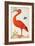 Curlew Catesby (or Scarlet Ibis)-Maria Sibylla Merian-Framed Art Print