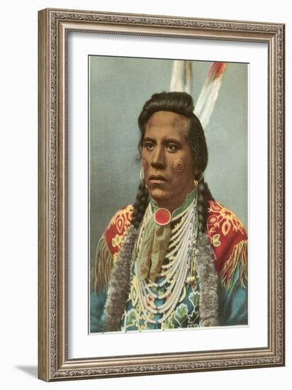 Curley, Crow Indian, General Custer's Scout-null-Framed Art Print