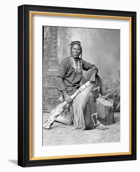 Curley, Crow Scout-David Frances Barry-Framed Photographic Print