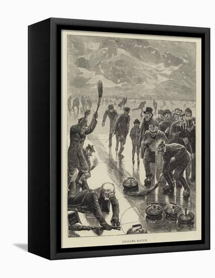 Curling Match-William Small-Framed Premier Image Canvas