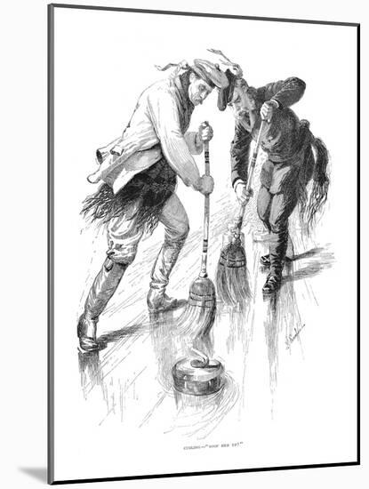 Curling Players, 1885-null-Mounted Giclee Print