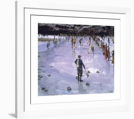 Curling-Sir John Lavery-Framed Premium Giclee Print