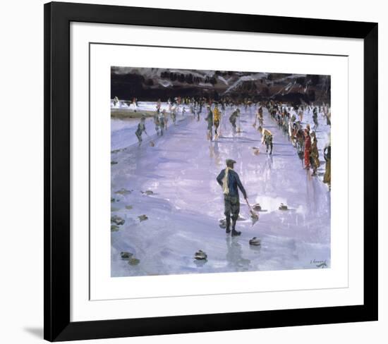 Curling-Sir John Lavery-Framed Premium Giclee Print