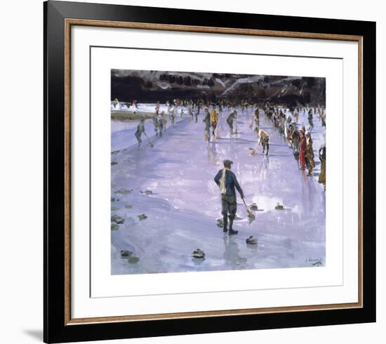 Curling-Sir John Lavery-Framed Premium Giclee Print