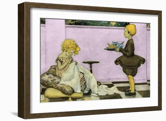 Curly Locks-Jesse Willcox Smith-Framed Art Print