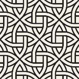 Vector Seamless Pattern. Modern Stylish Texture. Repeating Geometric Tiles-Curly Pat-Art Print