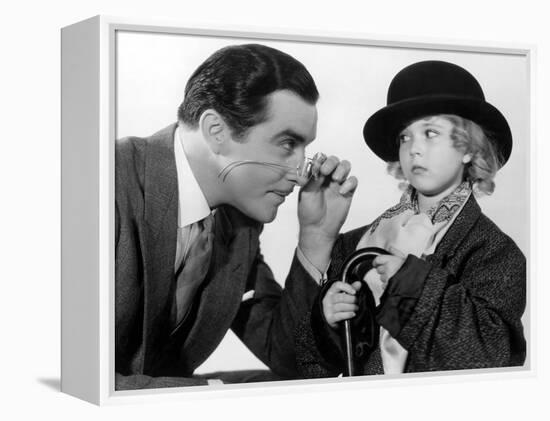 Curly Top, John Boles, Shirley Temple, 1935, Dressing Up In Father's Clothes-null-Framed Stretched Canvas