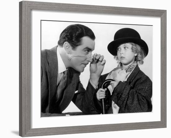 Curly Top, John Boles, Shirley Temple, 1935, Dressing Up In Father's Clothes-null-Framed Photo