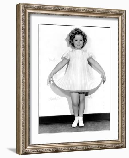 Curly Top, Shirley Temple, 1935-null-Framed Photo