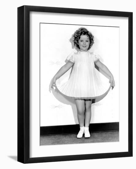 Curly Top, Shirley Temple, 1935-null-Framed Photo