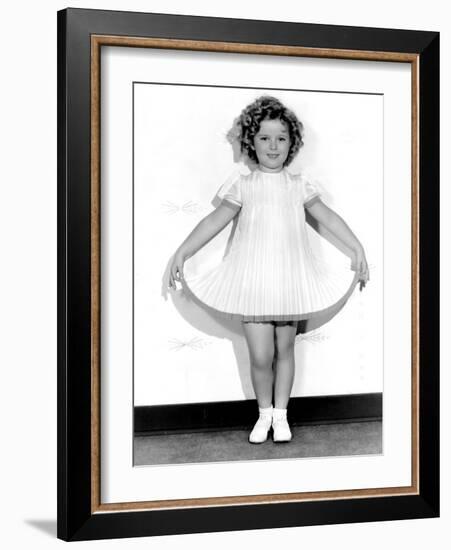 Curly Top, Shirley Temple, 1935-null-Framed Photo