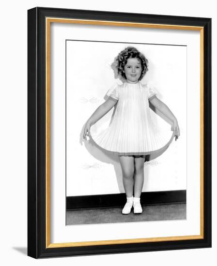 Curly Top, Shirley Temple, 1935-null-Framed Photo