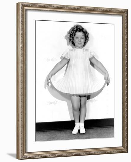 Curly Top, Shirley Temple, 1935-null-Framed Photo