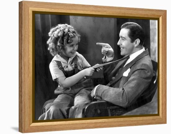 Curly Top, Shirley Temple, John Boles, 1935-null-Framed Stretched Canvas