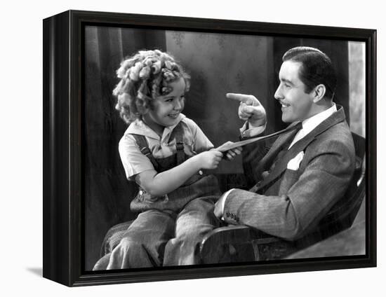 Curly Top, Shirley Temple, John Boles, 1935-null-Framed Stretched Canvas