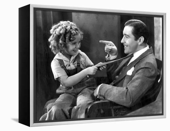 Curly Top, Shirley Temple, John Boles, 1935-null-Framed Stretched Canvas