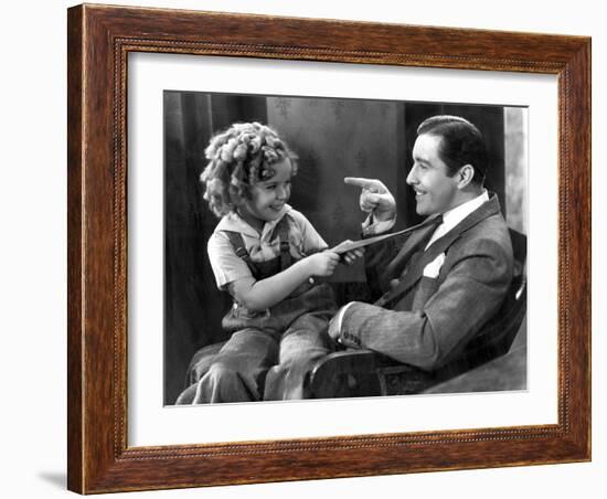 Curly Top, Shirley Temple, John Boles, 1935-null-Framed Photo