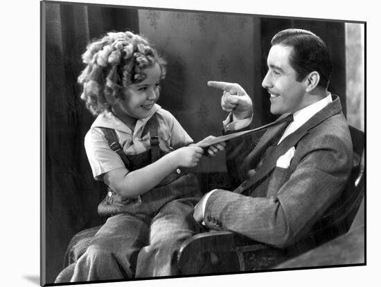 Curly Top, Shirley Temple, John Boles, 1935-null-Mounted Photo