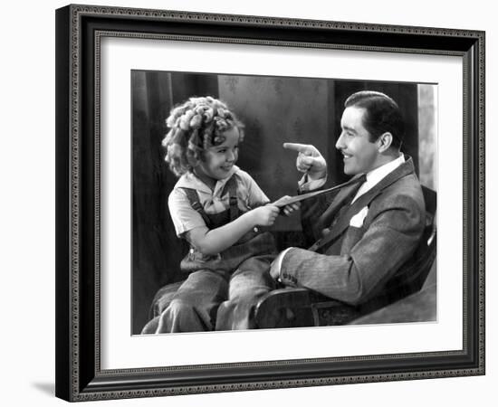 Curly Top, Shirley Temple, John Boles, 1935-null-Framed Photo