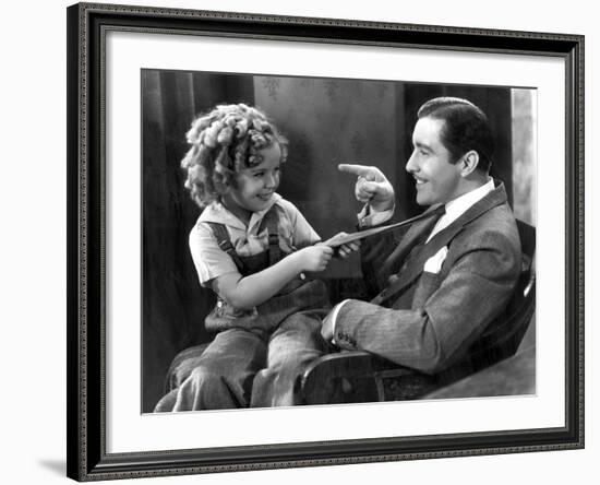 Curly Top, Shirley Temple, John Boles, 1935-null-Framed Photo