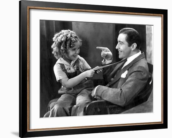 Curly Top, Shirley Temple, John Boles, 1935-null-Framed Photo