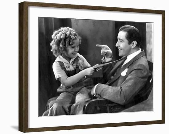 Curly Top, Shirley Temple, John Boles, 1935-null-Framed Photo