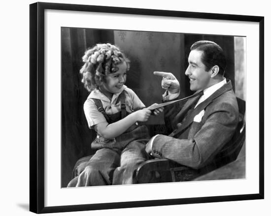 Curly Top, Shirley Temple, John Boles, 1935-null-Framed Photo