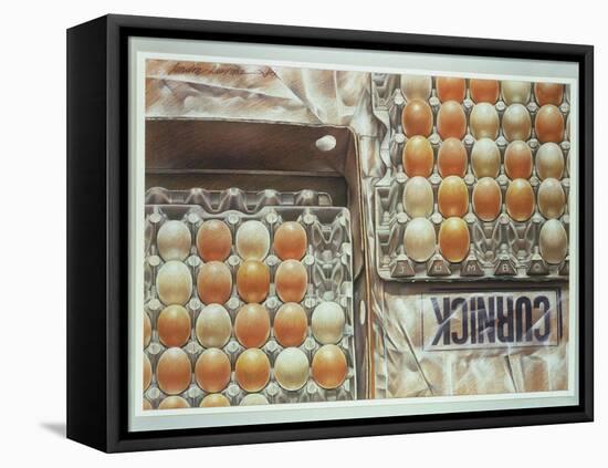 Curnick's Eggs, 1980-Sandra Lawrence-Framed Premier Image Canvas