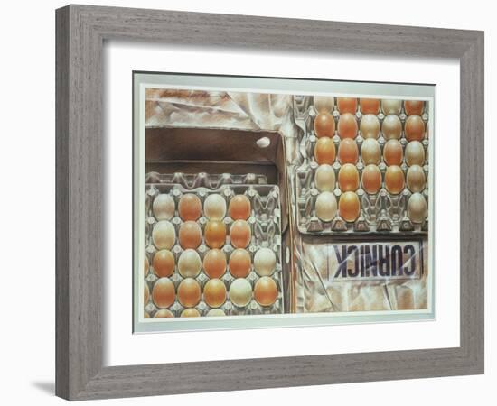 Curnick's Eggs, 1980-Sandra Lawrence-Framed Giclee Print