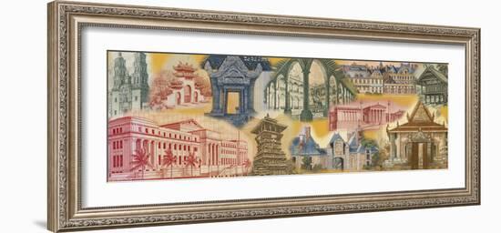 Currency, Architecture, Montage-null-Framed Photographic Print