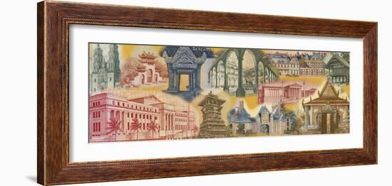 Currency, Architecture, Montage-null-Framed Photographic Print