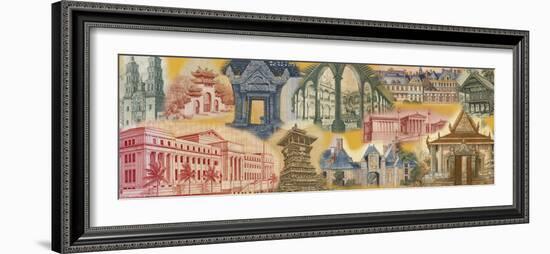 Currency, Architecture, Montage-null-Framed Photographic Print