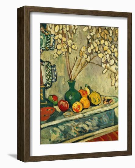 Currency of the Pope and Fruit; Monnaie Du Pape Et Fruits, C.1904-05 (Oil on Canvas)-Louis Valtat-Framed Giclee Print