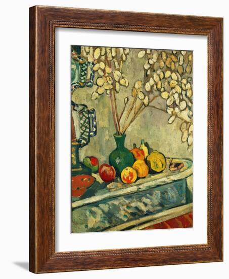 Currency of the Pope and Fruit; Monnaie Du Pape Et Fruits, C.1904-05 (Oil on Canvas)-Louis Valtat-Framed Giclee Print