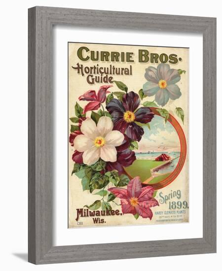 Currie Bros. Horticultural Guide, Spring 1899-null-Framed Art Print