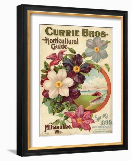 Currie Bros. Horticultural Guide, Spring 1899-null-Framed Art Print