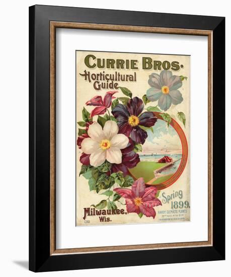 Currie Bros. Horticultural Guide, Spring 1899-null-Framed Art Print