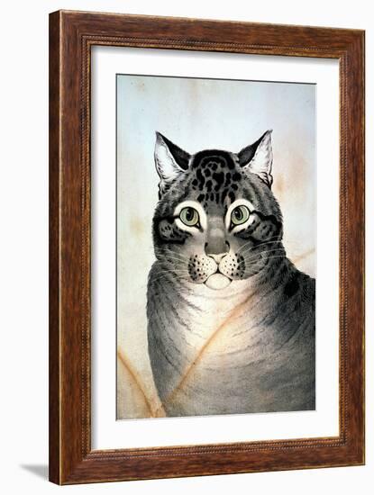 Currier & Ives: Cat-Currier & Ives-Framed Giclee Print