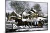 Currier & Ives: Winter Morning-Currier & Ives-Mounted Giclee Print