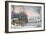 Currier & Ives Winter Scene-Currier & Ives-Framed Giclee Print