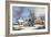 Currier & Ives Winter Scene-Currier & Ives-Framed Giclee Print