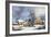 Currier & Ives Winter Scene-Currier & Ives-Framed Giclee Print