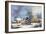 Currier & Ives Winter Scene-Currier & Ives-Framed Giclee Print