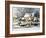 Currier & Ives Winter Scene-Currier & Ives-Framed Giclee Print