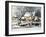 Currier & Ives Winter Scene-Currier & Ives-Framed Giclee Print