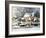 Currier & Ives Winter Scene-Currier & Ives-Framed Giclee Print